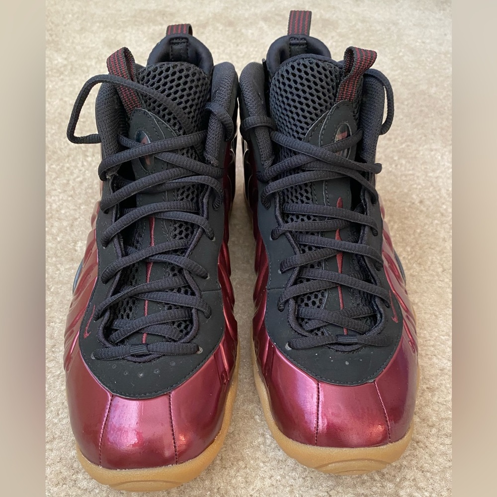 Burgundy With Peanut Butter Bottom Foamposites 7Y 644791-600
